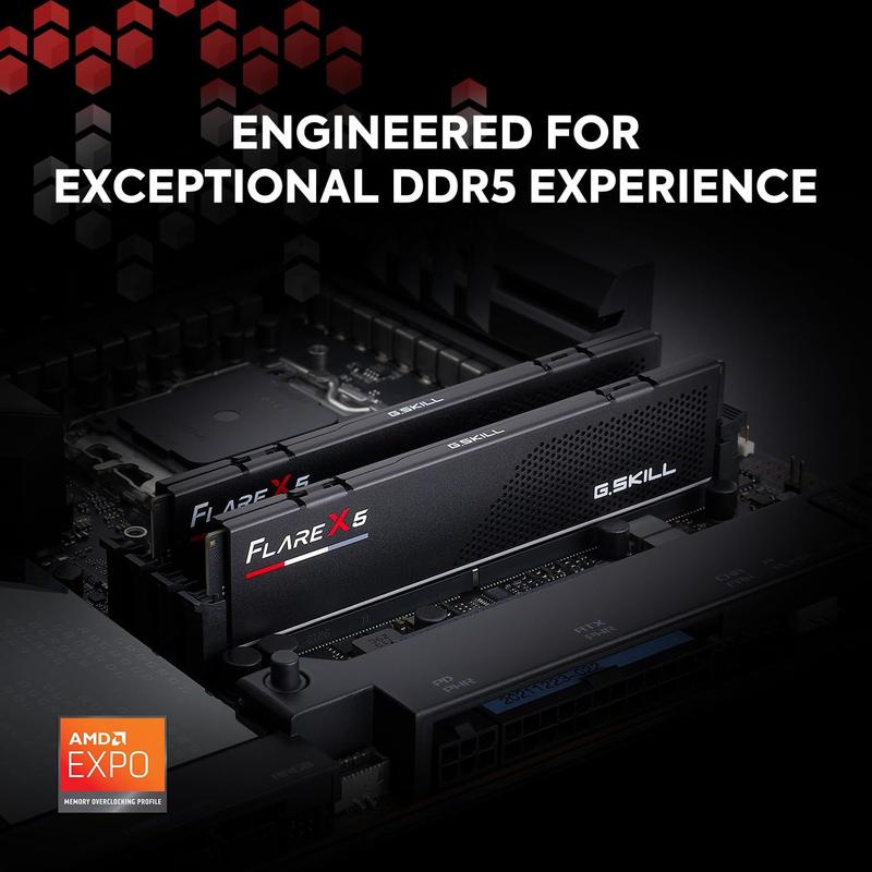 Memória RAM G.SKILL Flare X5 DDR5 16 GB 6000 MT/s CL30 AMD EXPO